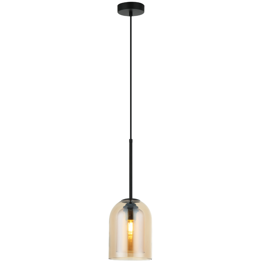Lampa wisząca Elaris bursztynowa 1xE27 - lampa-wiszaca-elaris-bursztynowa-1xe27-1.jpg