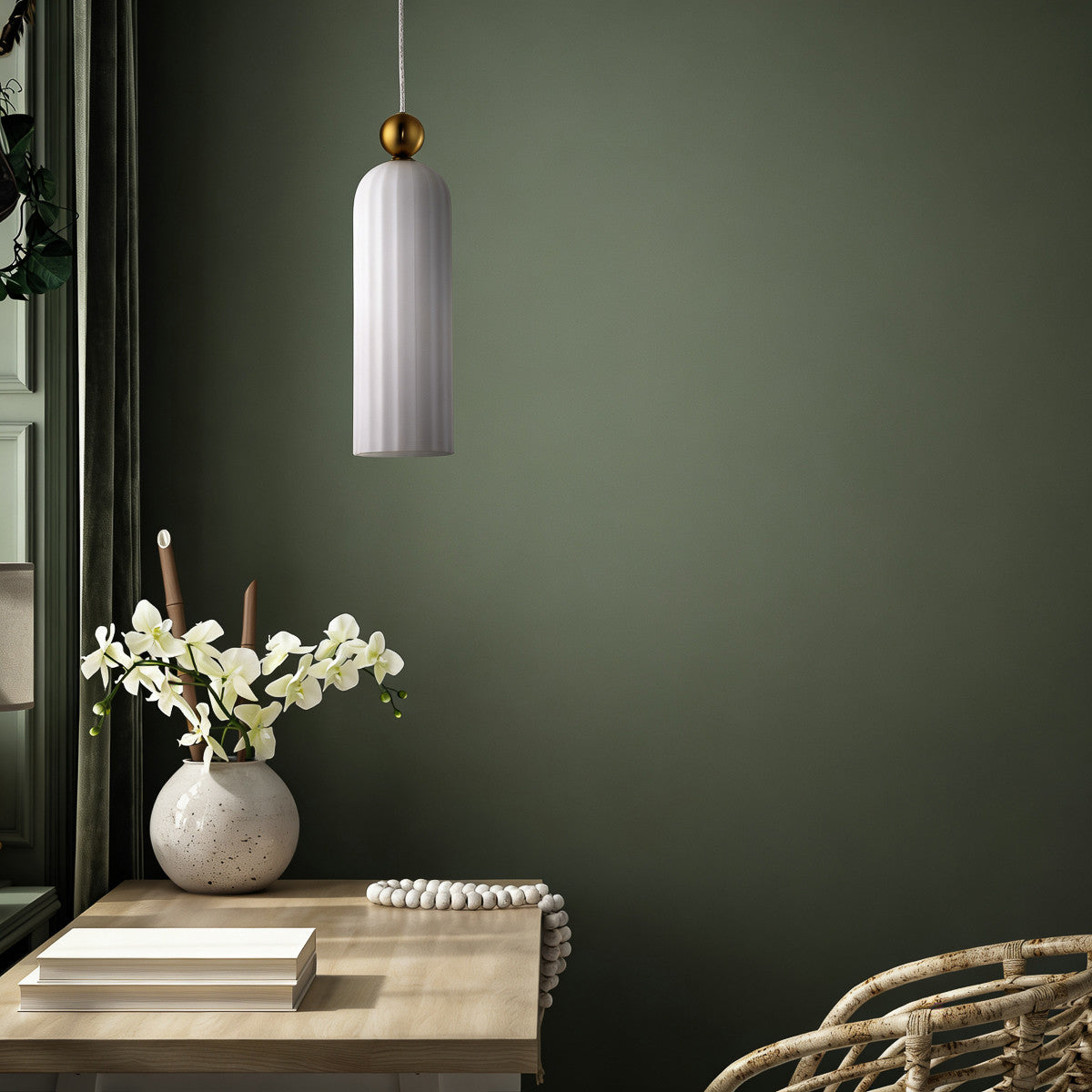 Lampa wisząca Piega 1 biała 1xE14 - lampa-wiszaca-piega-1xe14-biala-lp-9391p-white-light-prestige-2.jpg