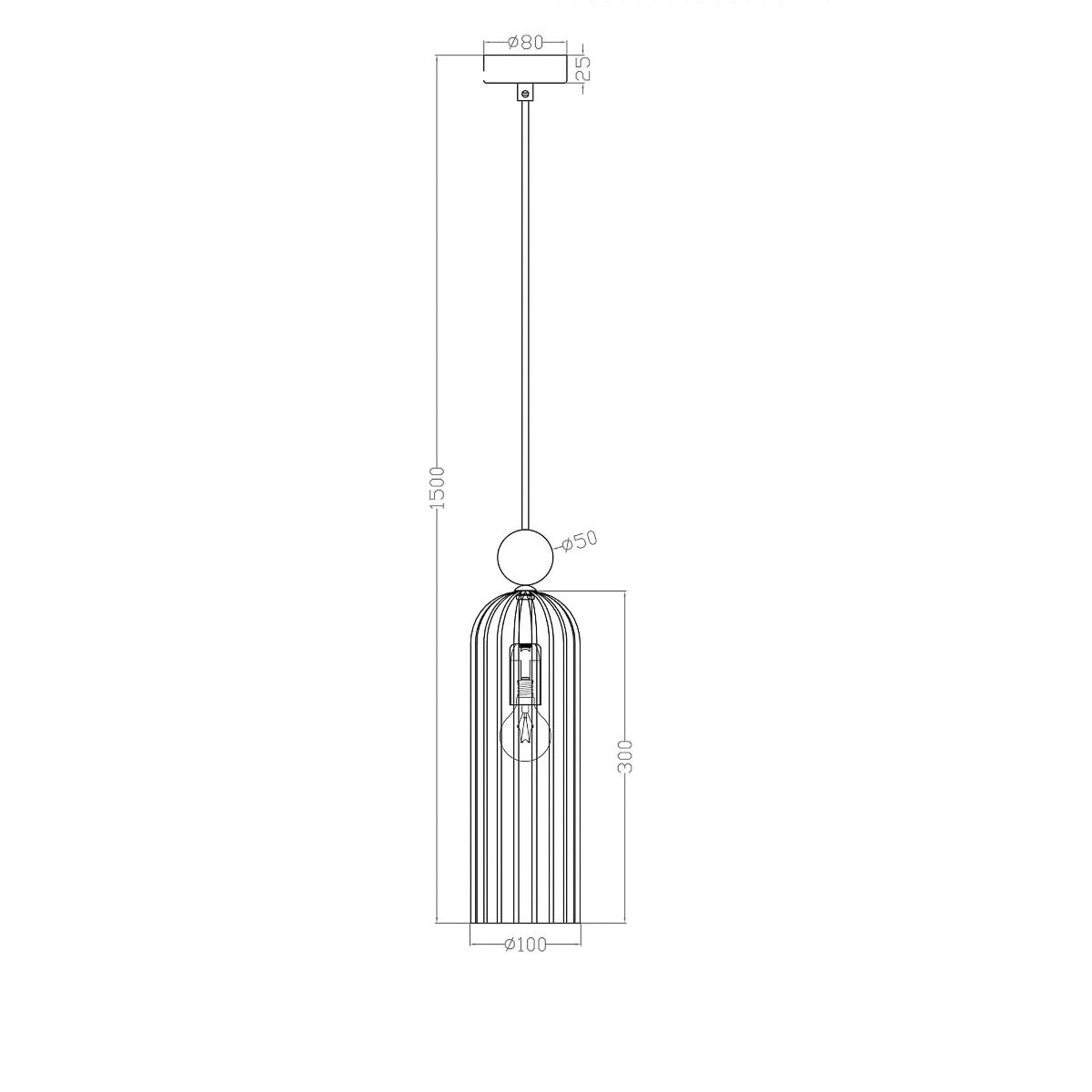 Lampa wisząca Piega 1 biała 1xE14 - lampa-wiszaca-piega-1xe14-biala-lp-9391p-white-light-prestige-8.jpg