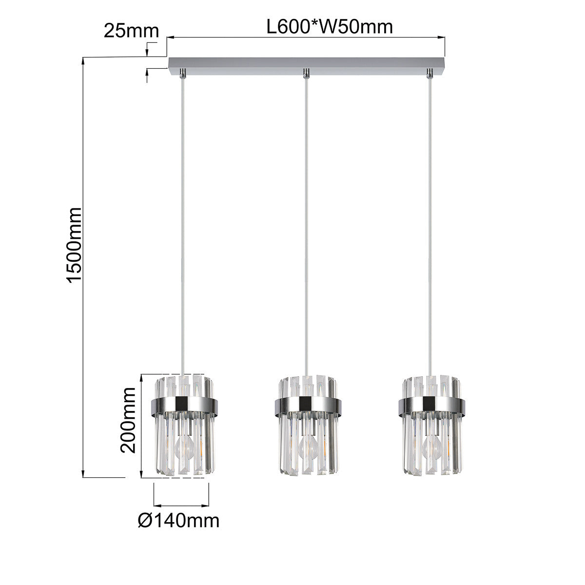Lampa wisząca Vetro chrom 3xE14 - lampa-wiszaca-vetro-chrom-3xe14-9.jpg