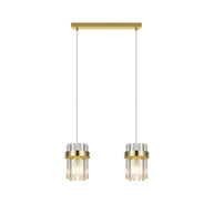 Lampa wisząca Vetro złota 2xE14 - lampa-wiszaca-vetro-zlota-2xe14-1.jpg