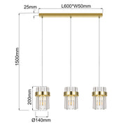 Lampa wisząca Vetro złota 3xE14 - lampa-wiszaca-vetro-zlota-3xe14-9.jpg