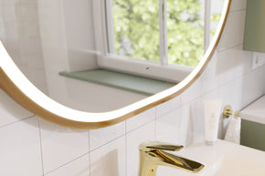 Zestaw meblowy 60cm z blatem, umywalką nablatową Magic, szafkami wysokimi i lustrem LED - E3 Apollo 2 70x90 Gold.jpg