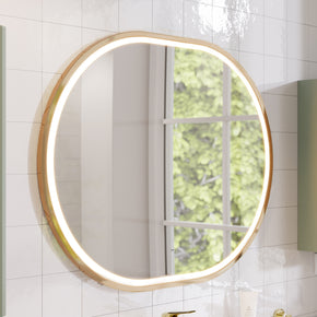 Zestaw meblowy 60cm z blatem, umywalką nablatową Magic, szafkami wysokimi i lustrem LED - E4 Apollo 2 70x90 Gold.jpg