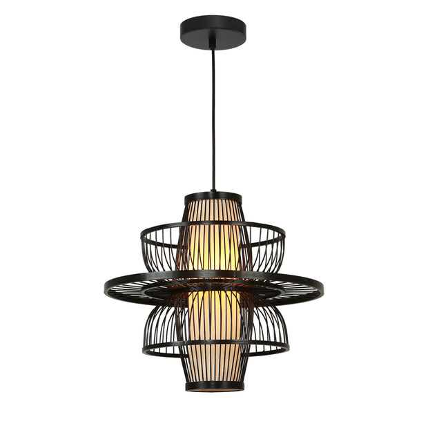 Rattanowa lampa wisząca Astra czarna 1xE27 - ratanowa-lampa-wiszaca-astra-czarna-1xe27-1.jpg