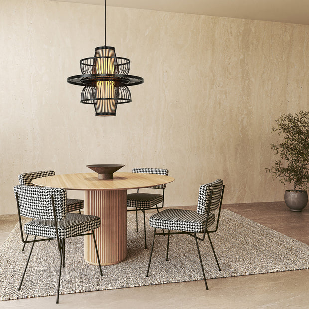 Rattanowa lampa wisząca Astra czarna 1xE27 - ratanowa-lampa-wiszaca-astra-czarna-1xe27-2.jpg