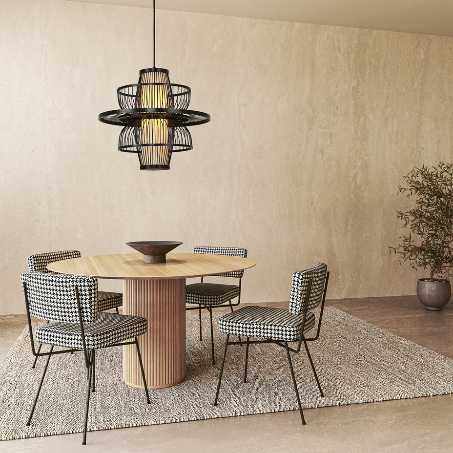 Rattanowa lampa wisząca Astra czarna 1xE27 - ratanowa-lampa-wiszaca-astra-czarna-1xe27-2.jpg