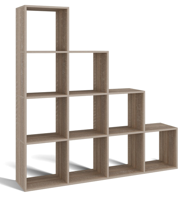 REGAŁ KOMOROWY SCHODKOWY POZIOMOWY STEP RS-40 DĄB SONOMA