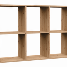 REGAŁ KOMOROWY SZAFKA MALAX 2X3 DĄB ARTISAN