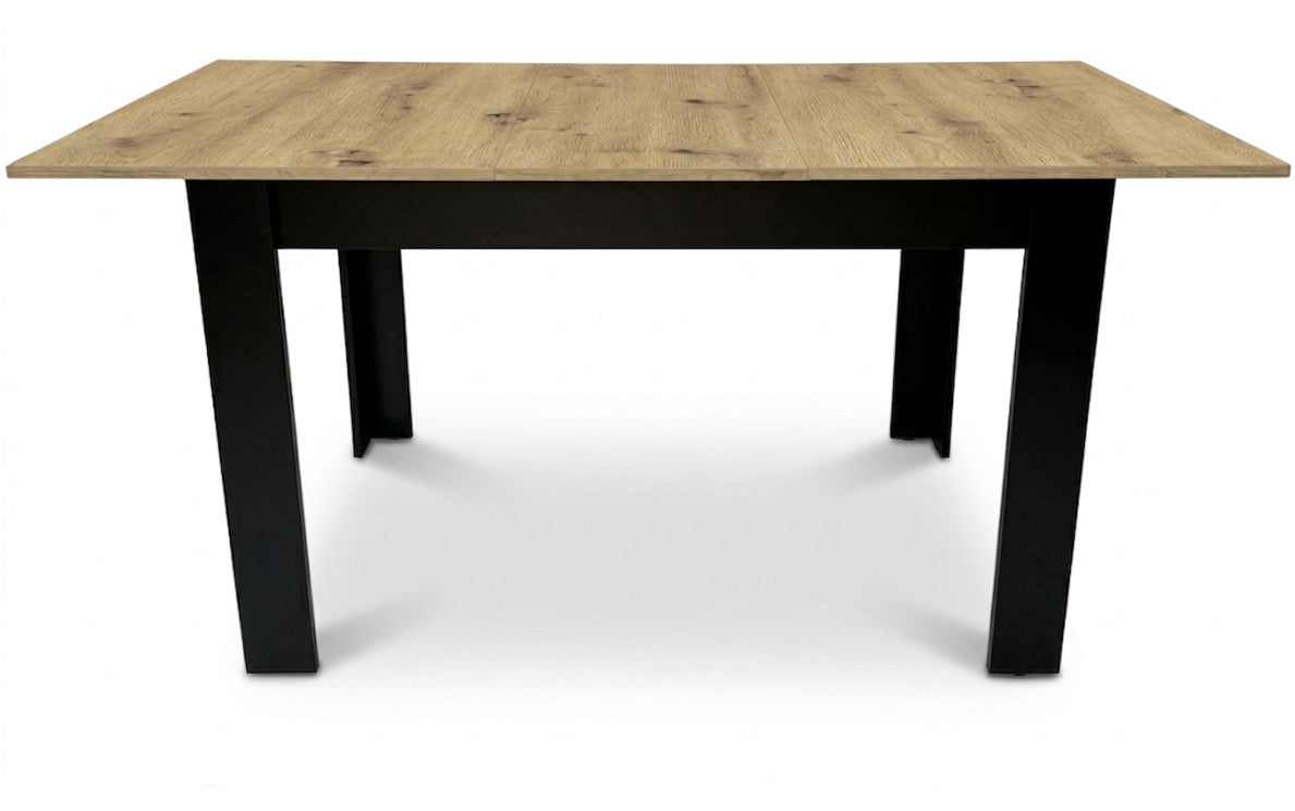 TABLE EXTENSIBLE 120-160x80 cm — Plateau Artisan à Pieds Noirs