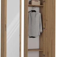SZAFA DUO LUSTRO DĄB ARTISAN