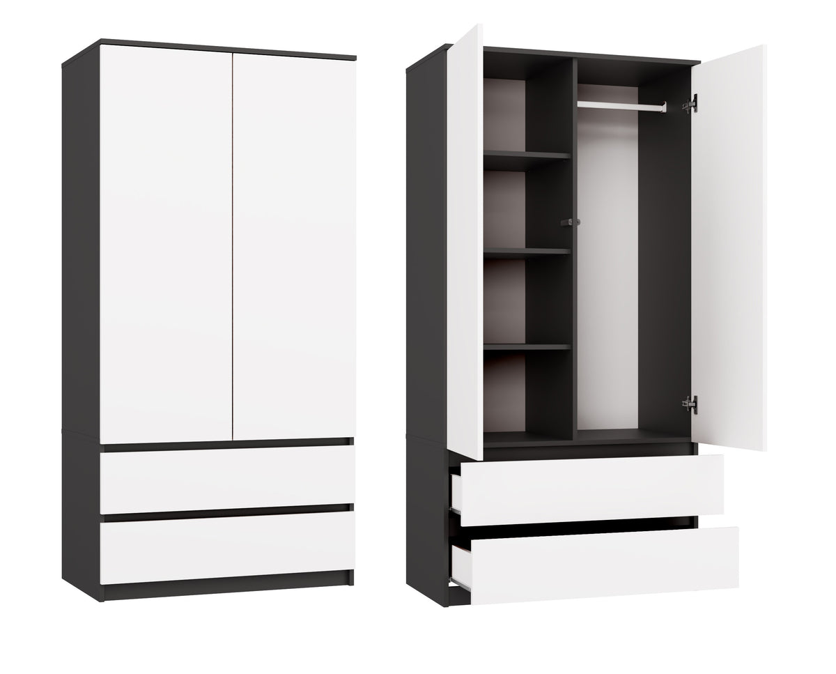 Armoire Garde-robe SS-90 MALWA - 2 portes