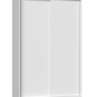 SZAFA PRZESUWNA IGA 120 cm DRZWI PRZESUWNE PÓŁKI BIEL