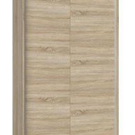 SZAFA PRZESUWNA IGA 120 CM DRZWI PRZESUWNE PÓŁKI DĄB SONOMA