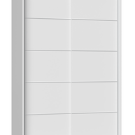 SZAFA PRZESUWNA IGA 120 CM DRZWI ZE SZPROSAMI BIEL