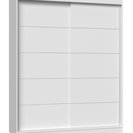 SZAFA PRZESUWNA IGA 160 CM DRZWI PRZESUWNE ZE SZPROSAMI BIEL