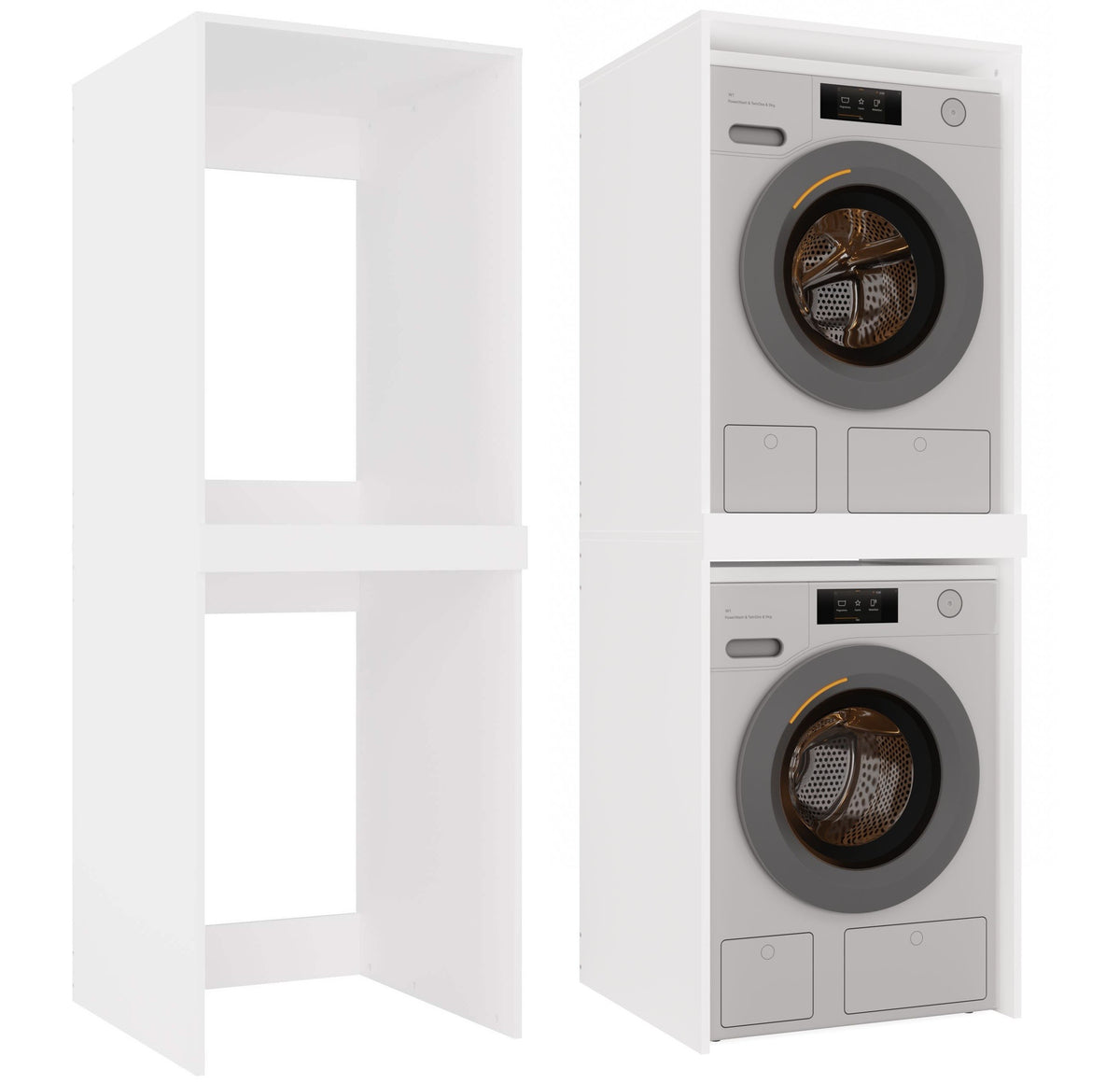 Meuble Salle de Bain POLA TWIN — Lave-linge / Sèche-linge