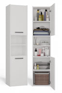 SZAFKA ŁAZIENKOWA REGAŁ SŁUPEK S40 BIAŁY