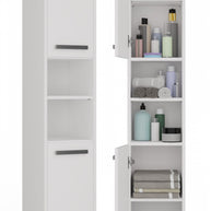 SZAFKA ŁAZIENKOWA REGAŁ SŁUPEK S30 BIEL