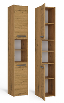 SZAFKA ŁAZIENKOWA REGAŁ SŁUPEK S30 DĄB ARTISAN