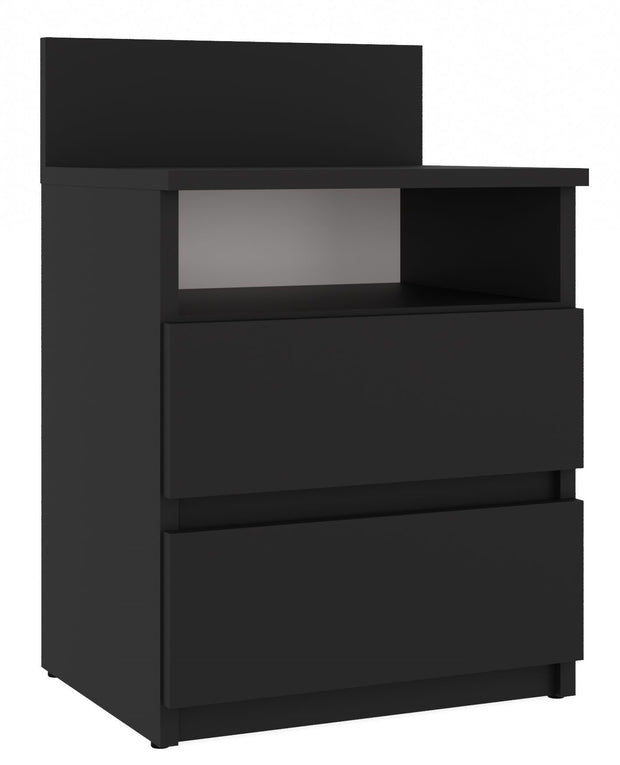 SZAFKA NOCNA MALWA M1 CZERŃ